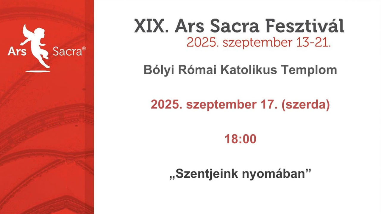 „A remény zarándokai" - XIX. Ars Sacra Fesztivál